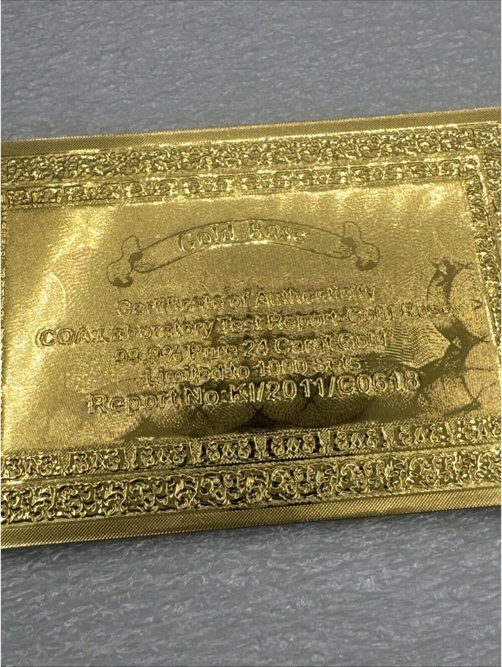24k Gold Dipped Real Forever Rose with Gift Box & COA Card 12” Red Green Gold